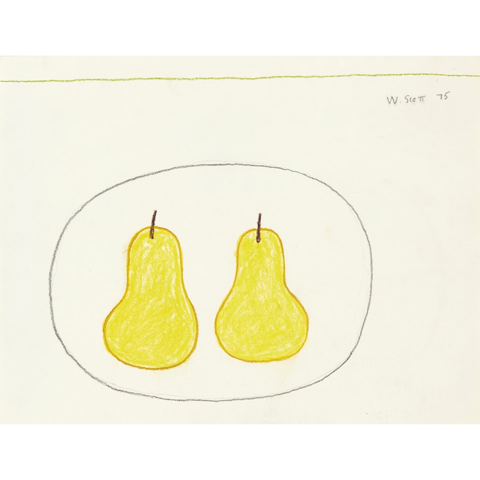 TWO PEARS by William Scott
