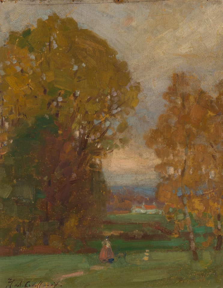 AUTUMN EVENING by Francis Campbell Boileau Cadell