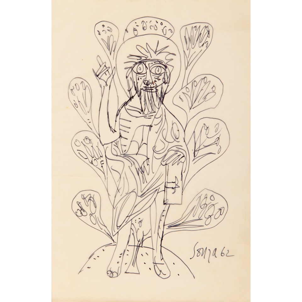 Untitled (Christ) by Francis Newton Souza
