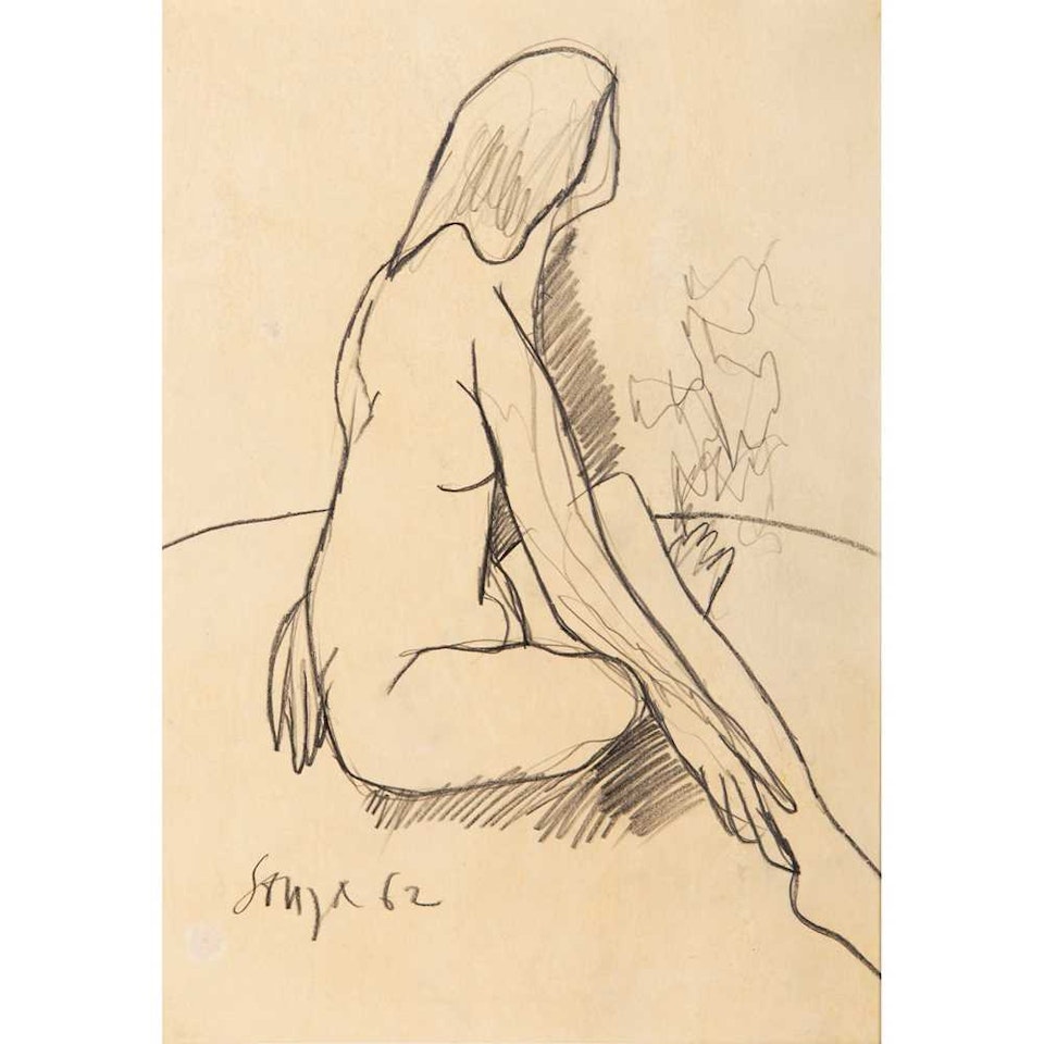 Seated Nude by Francis Newton Souza