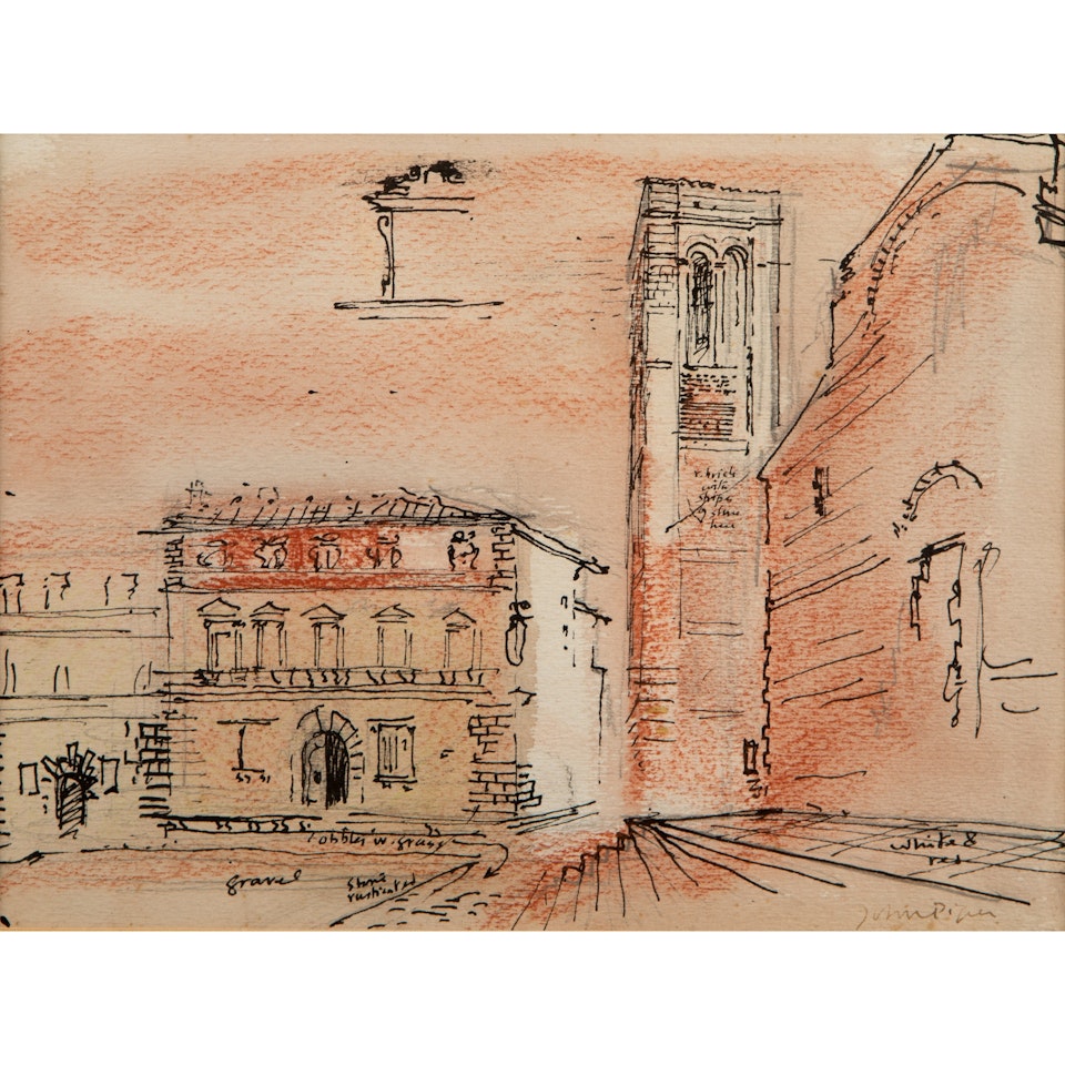 Montepulciano, Tuscany by John Piper