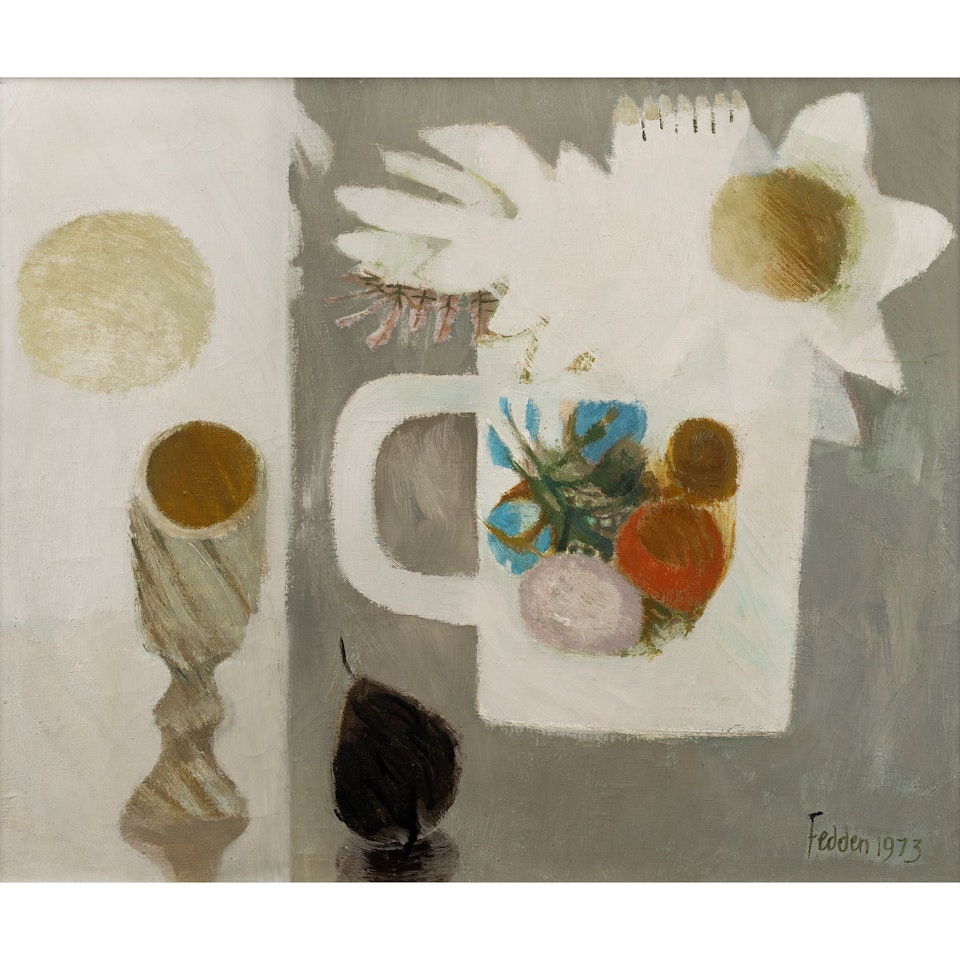Still Life with Jug and Fruit by Mary Fedden