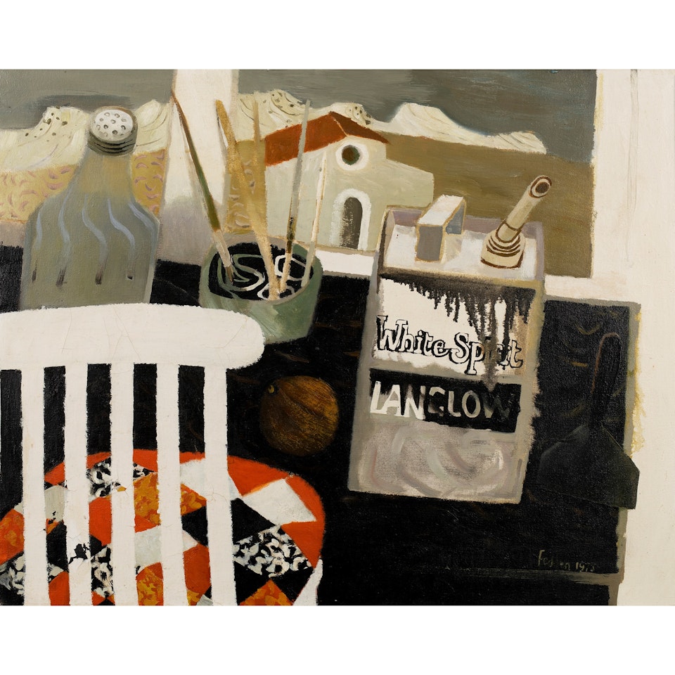 The Etching Table by Mary Fedden