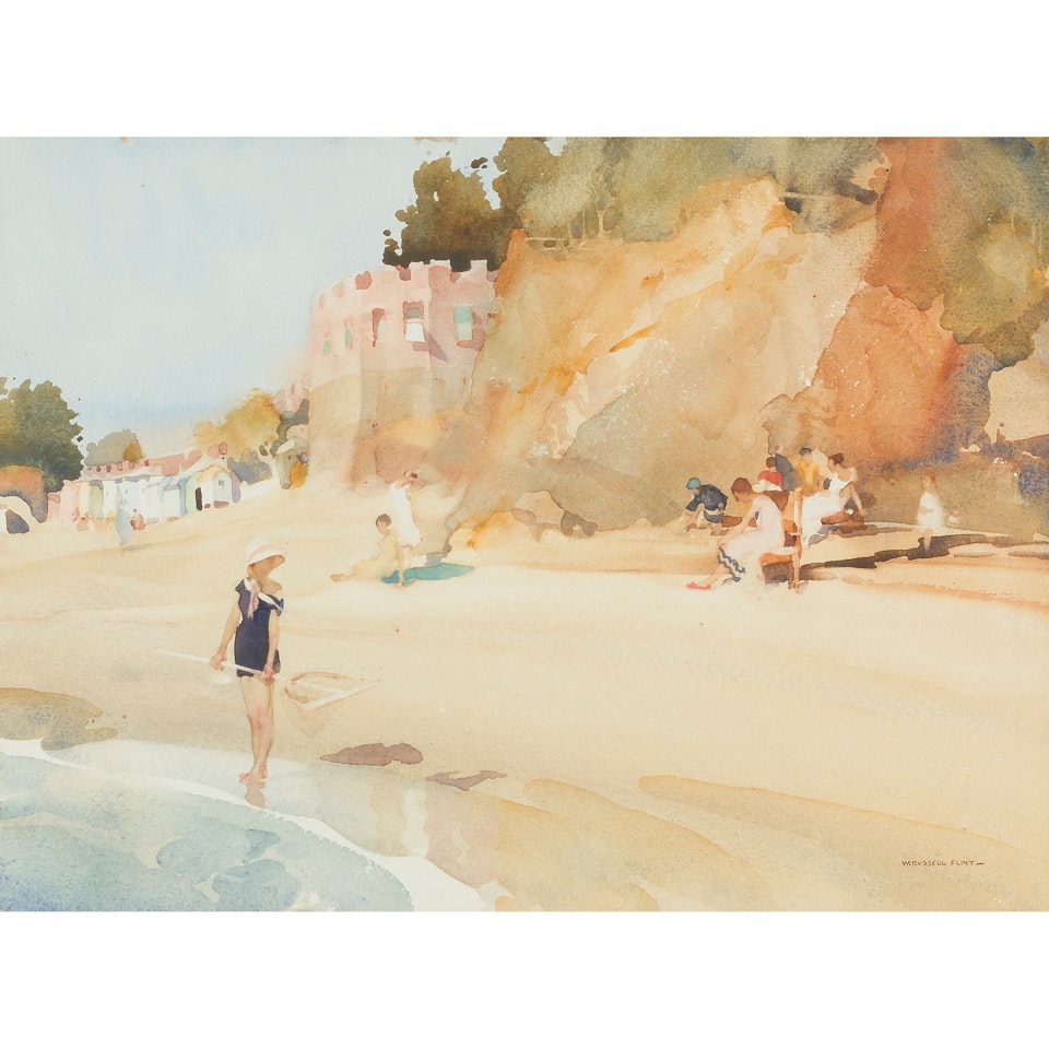 THE PINK PAVILION by William Russell Flint