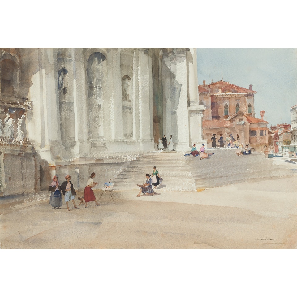SANTA MARIA DELLA SALUTE, VENICE by William Russell Flint