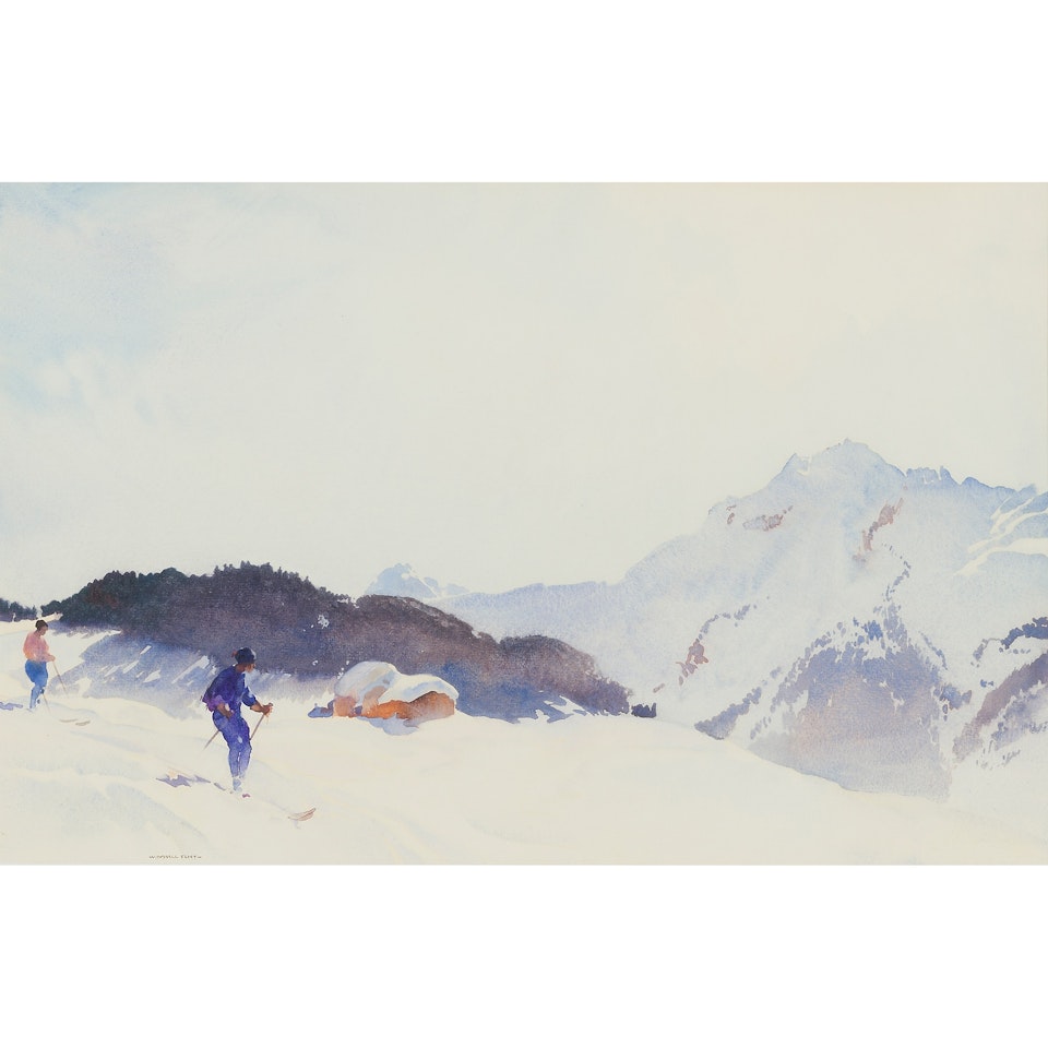 SKIERS by William Russell Flint