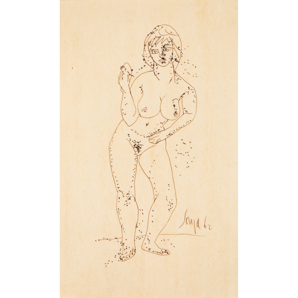 Standing Woman by Francis Newton Souza