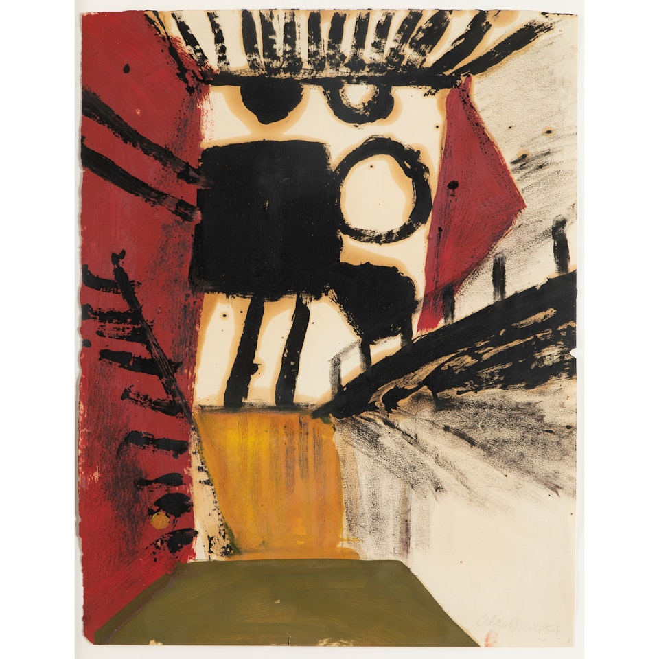 Untitled, Opus OG.54-381 by Alan Davie