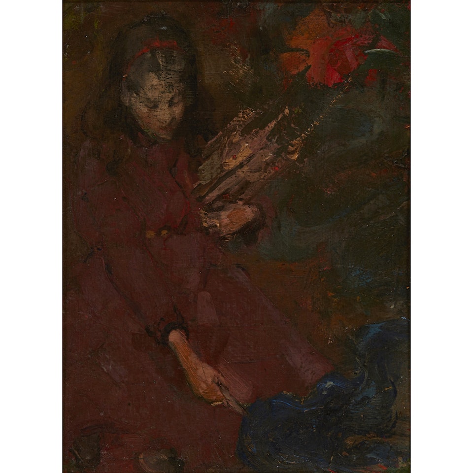 Gathering Firewood by Edward Atkinson Hornel