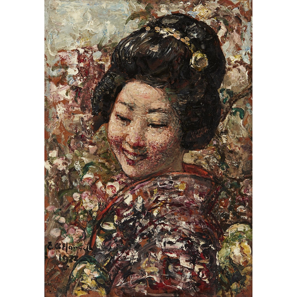 Japanese Girl by Edward Atkinson Hornel