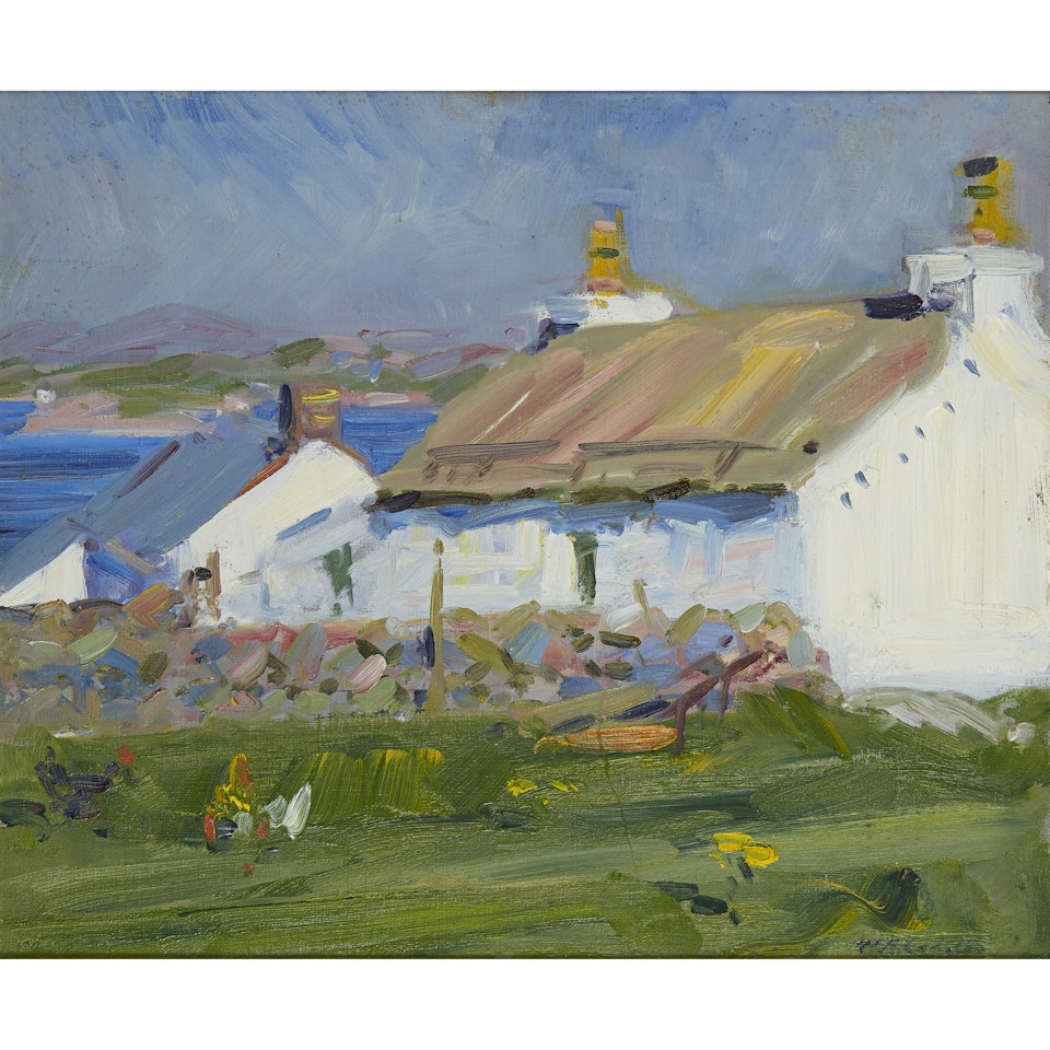 Crofts, Iona by Francis Campbell Boileau Cadell