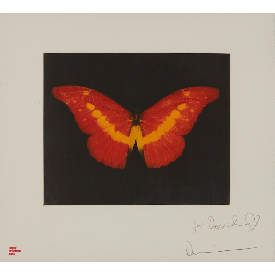 TO LOSE (RED BUTTERFLY) by Damien Hirst