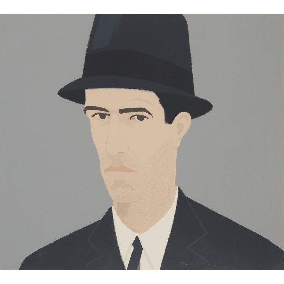 SELF-PORTRAIT (PASSING) by Alex Katz