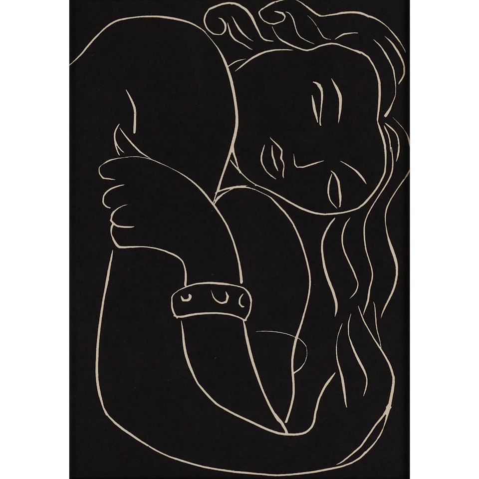 PLATE TWO FROM 'PASIPHAE: CHANT DE MINOS (LES CRETOIS)' by Henri Matisse