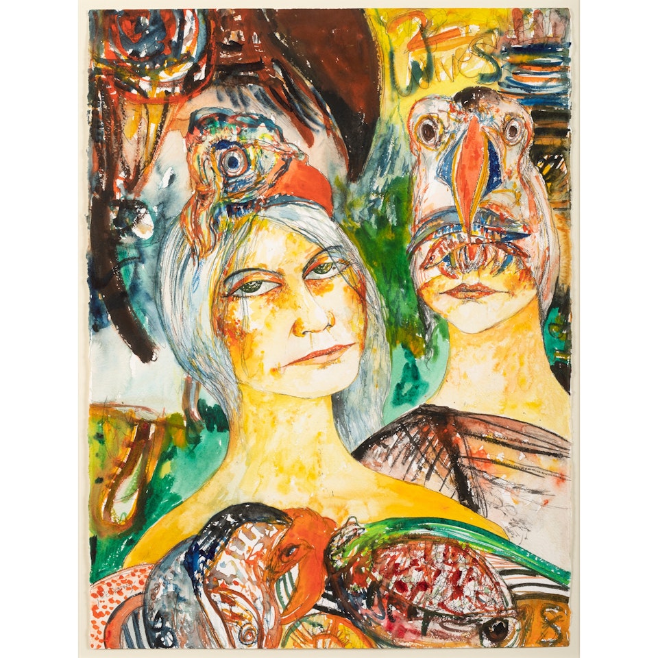 Two Wives by John Bellany
