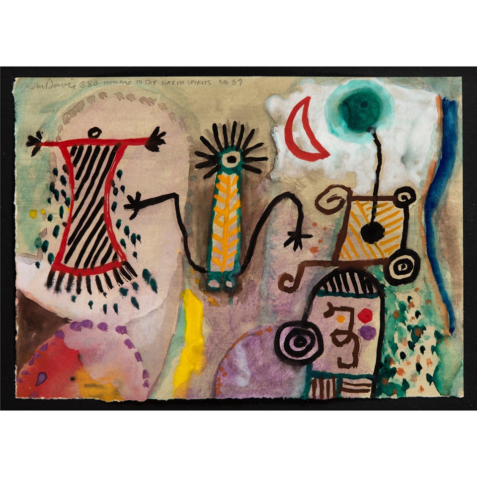 Homage to the Earth Spirits No.39 by Alan Davie