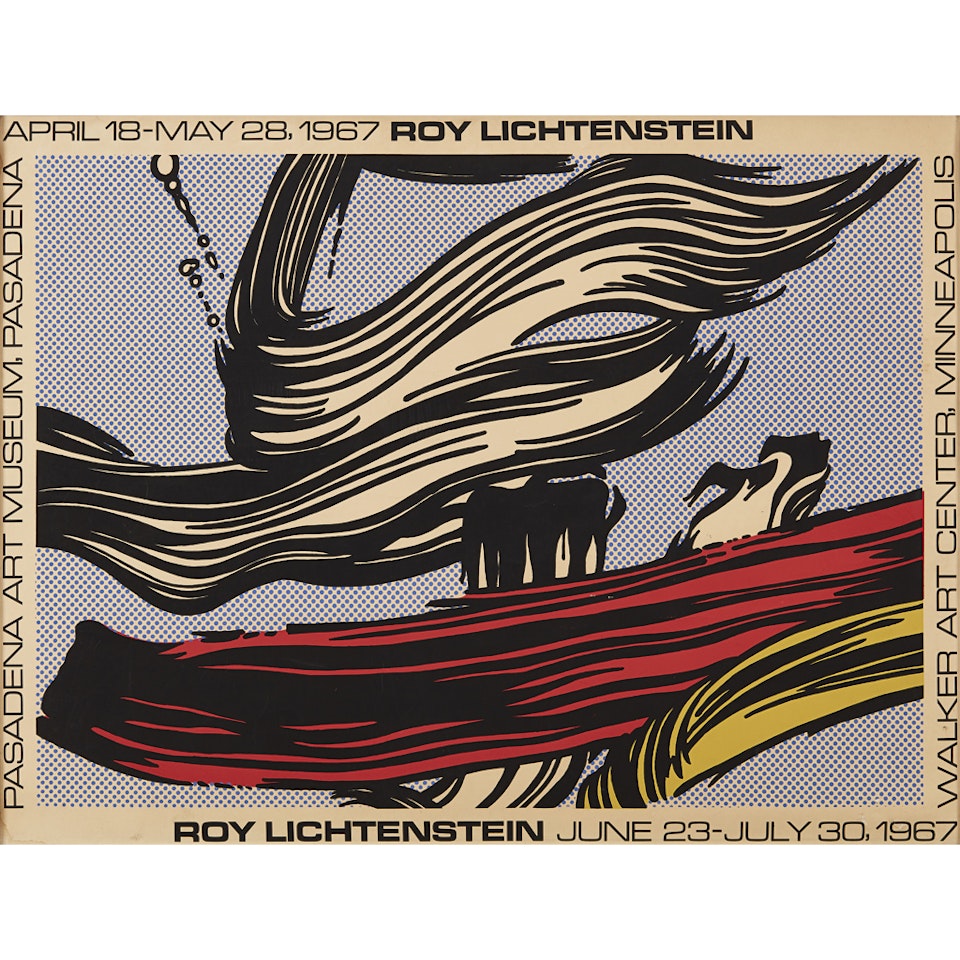 "BRUSH STROKES" by Roy Lichtenstein