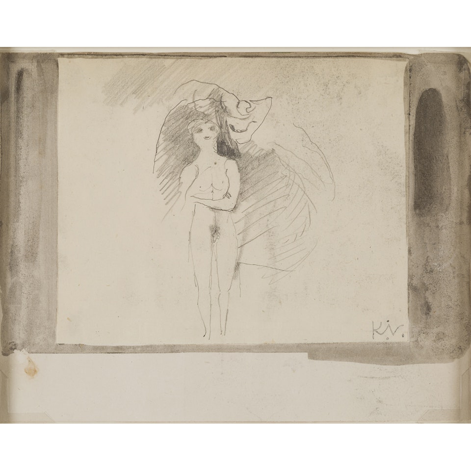 FEMALE FIGURE by Keith Vaughan