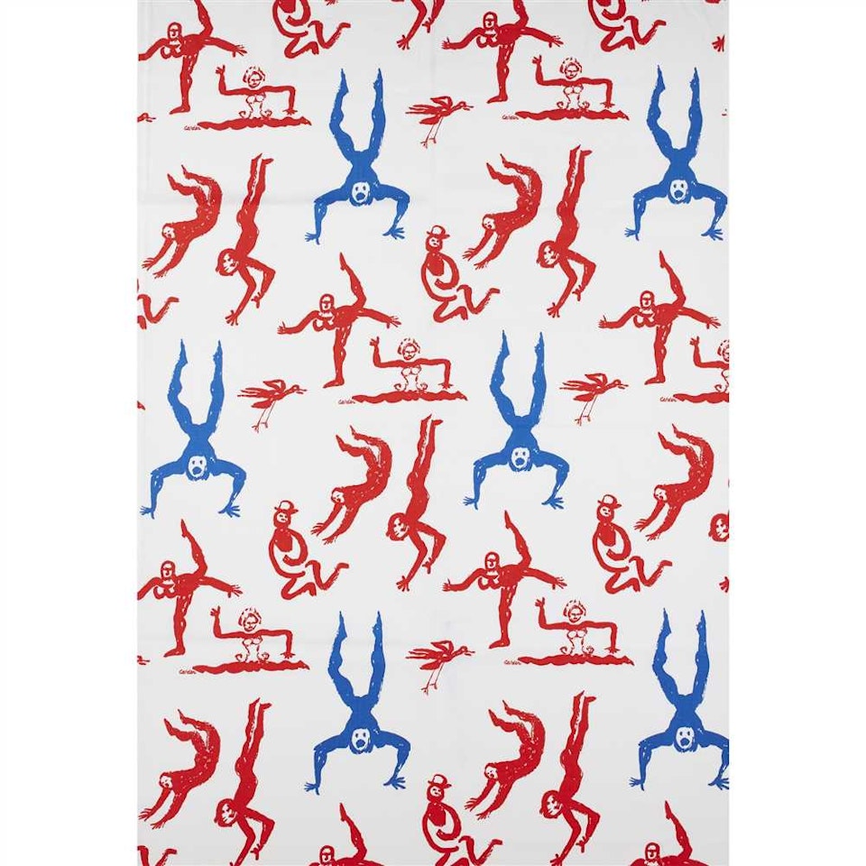 'Acrobats' Textile by Alexander Calder