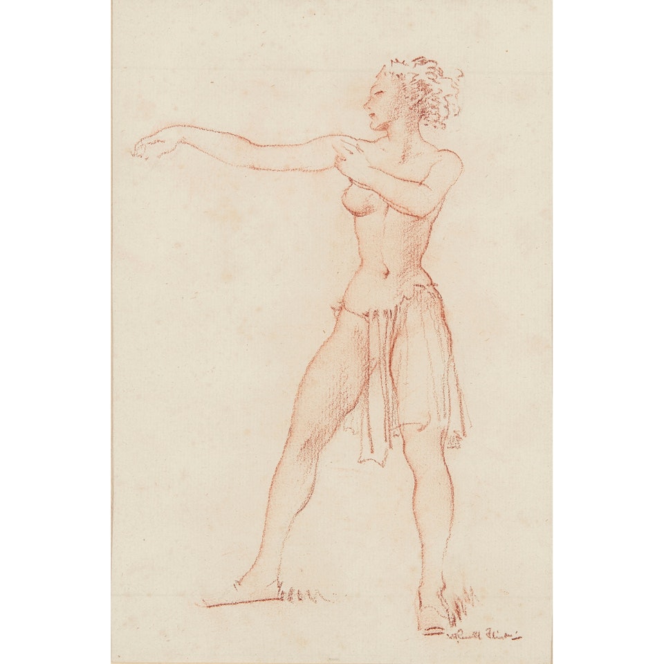 SKETCH OF AN AMAZON by William Russell Flint