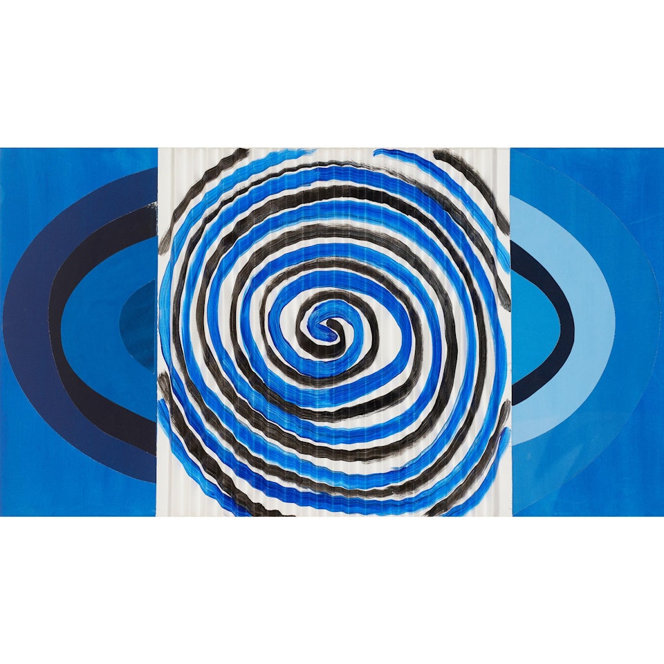 OVAL BLUE SQUARE by Terry Frost
