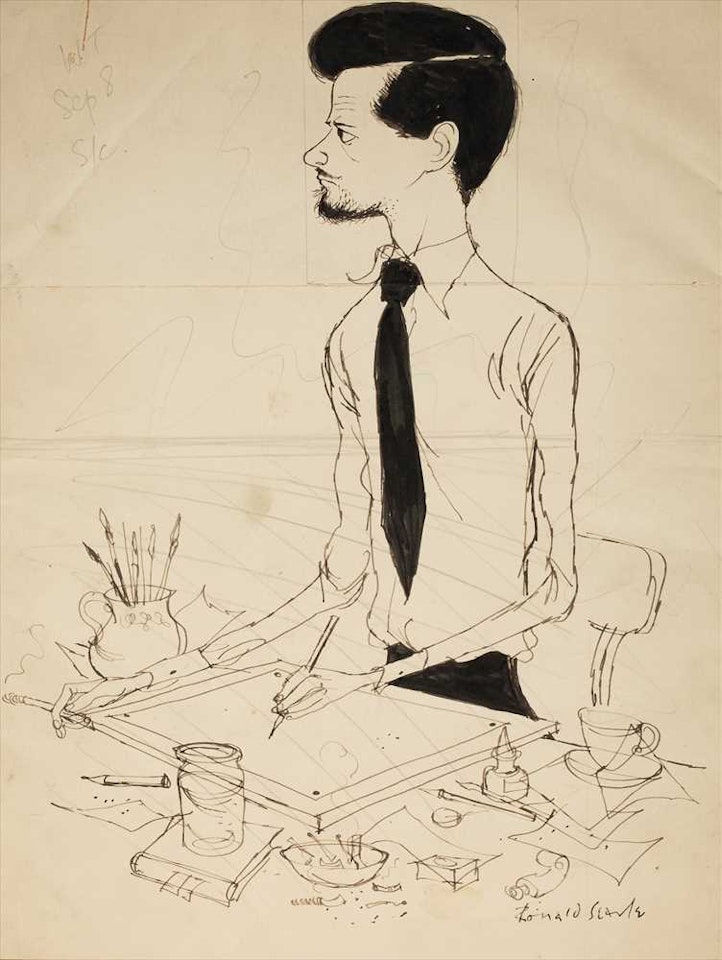 Self Portrait as an Artist by Ronald Searle