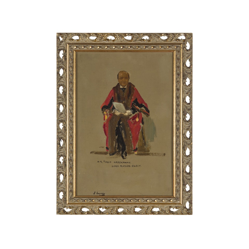 SIR PERCY GREENAWAY - LORD MAYOR ELECT by John Lavery
