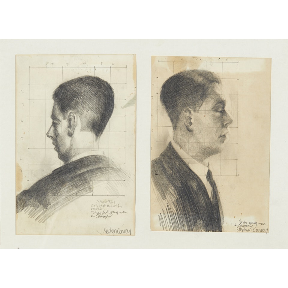 STUDY FOR A YOUNG MAN IN GLASGOW by Stephen Conroy