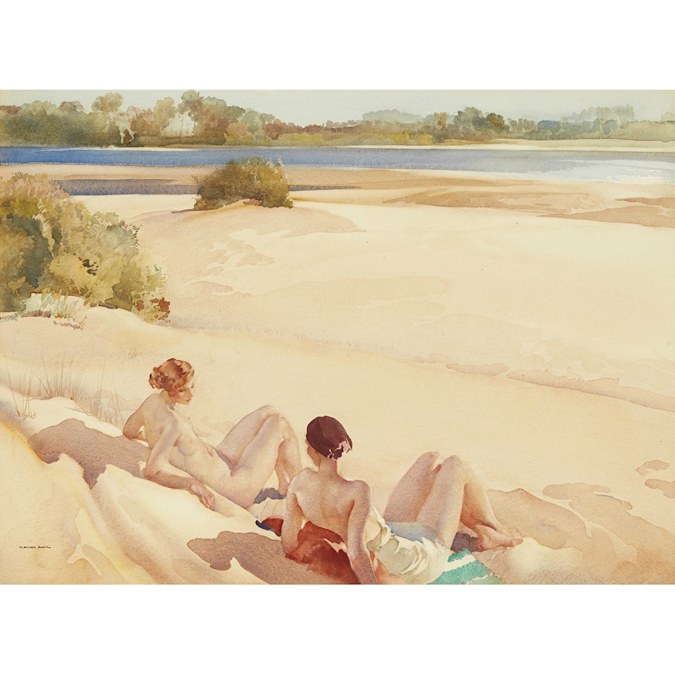 SUNBATHERS by William Russell Flint