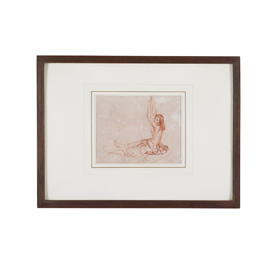 SEATED FIGURE by William Russell Flint