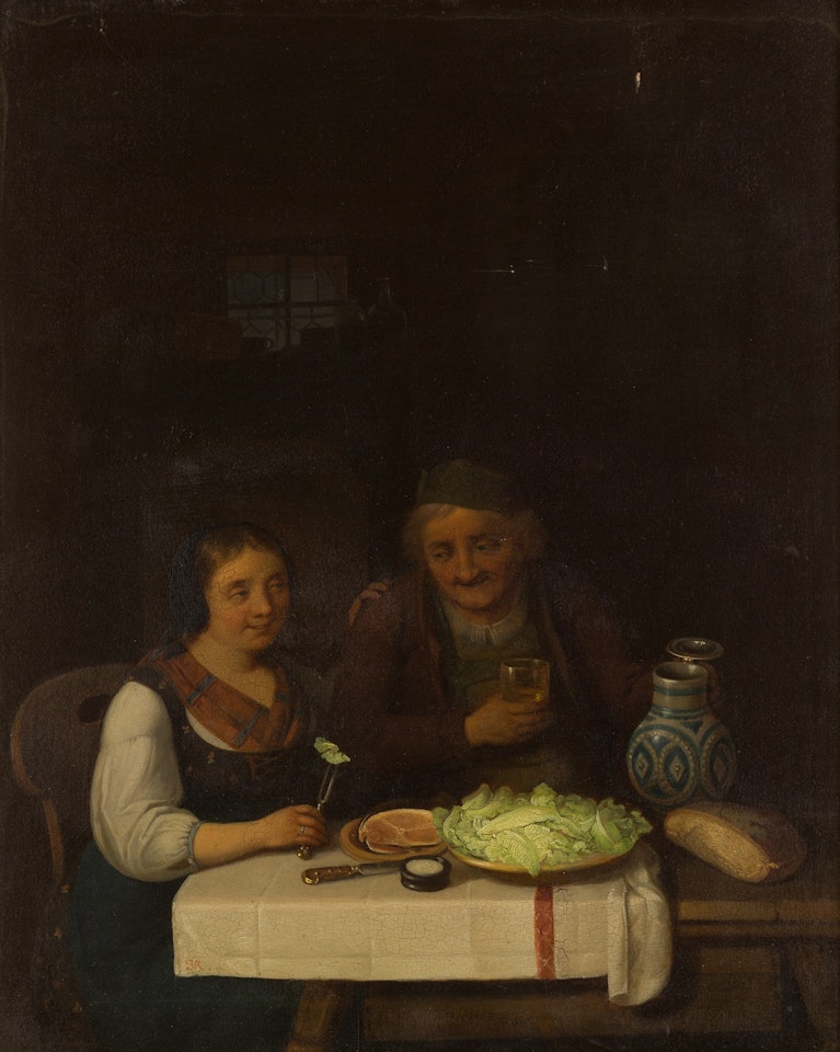 A TASTY MORSEL by German School