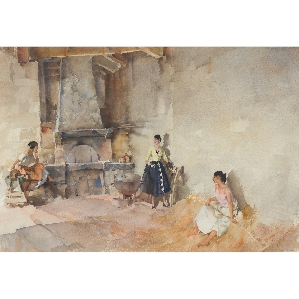 THE COUSIN FROM VALENCE by William Russell Flint