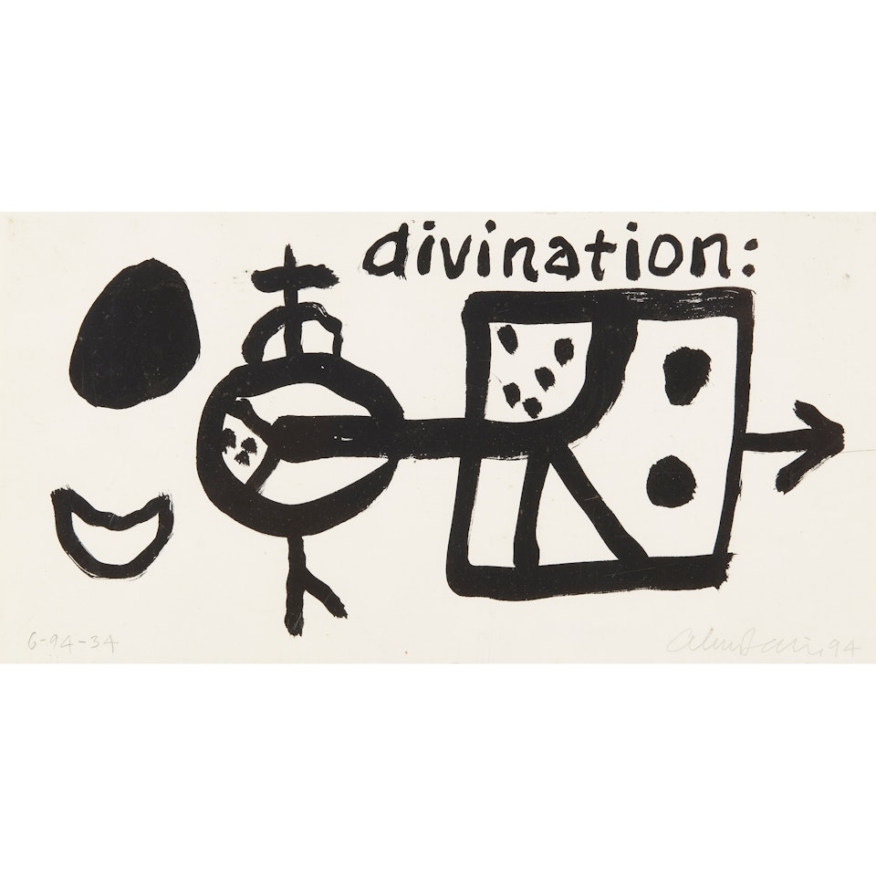 OPUS D.6-94-34 DIVINATION by Alan Davie
