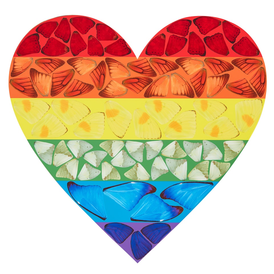 BUTTERFLY HEART by Damien Hirst