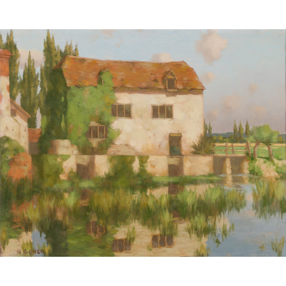BY A FRENCH WATERMILL by David Gauld