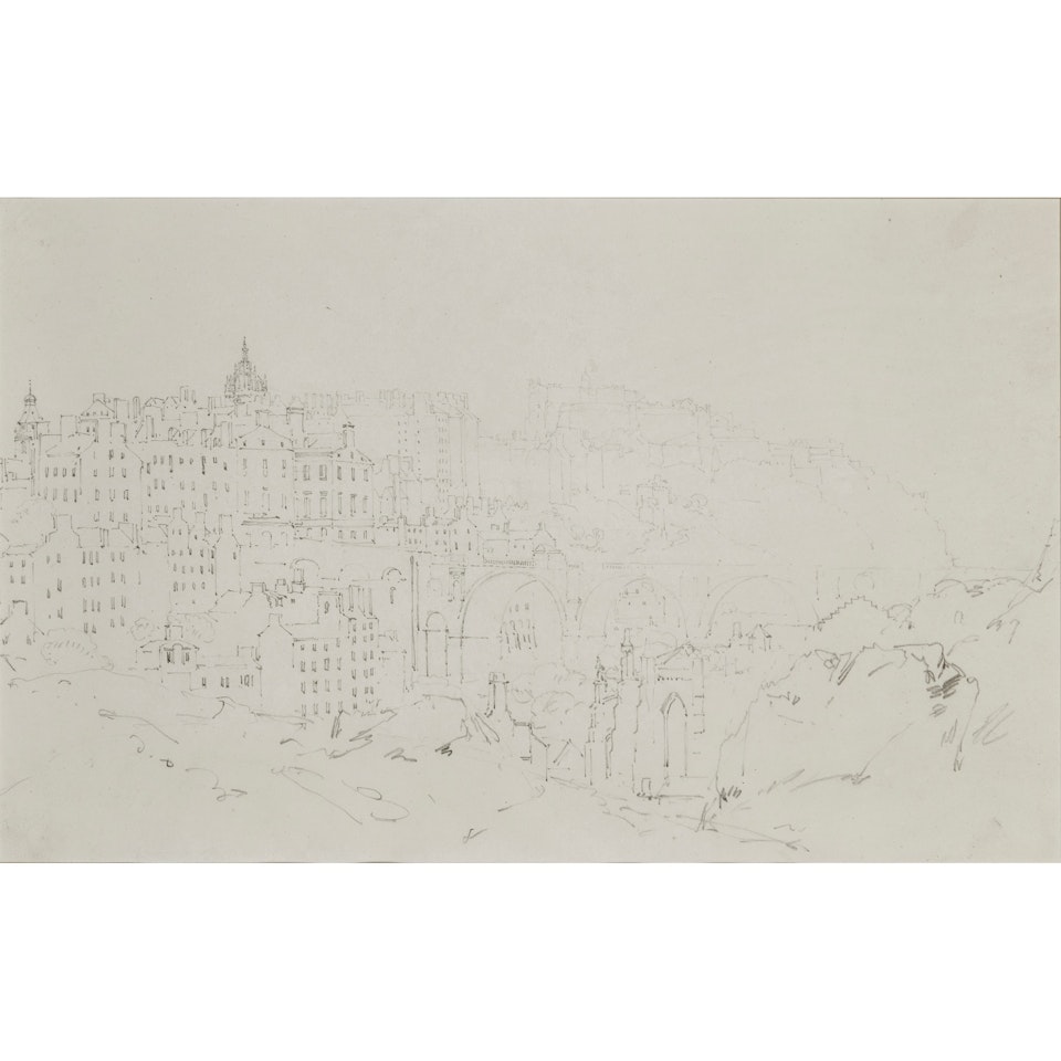 EDINBURGH FROM CALTON HILL by Joseph Mallord William Turner