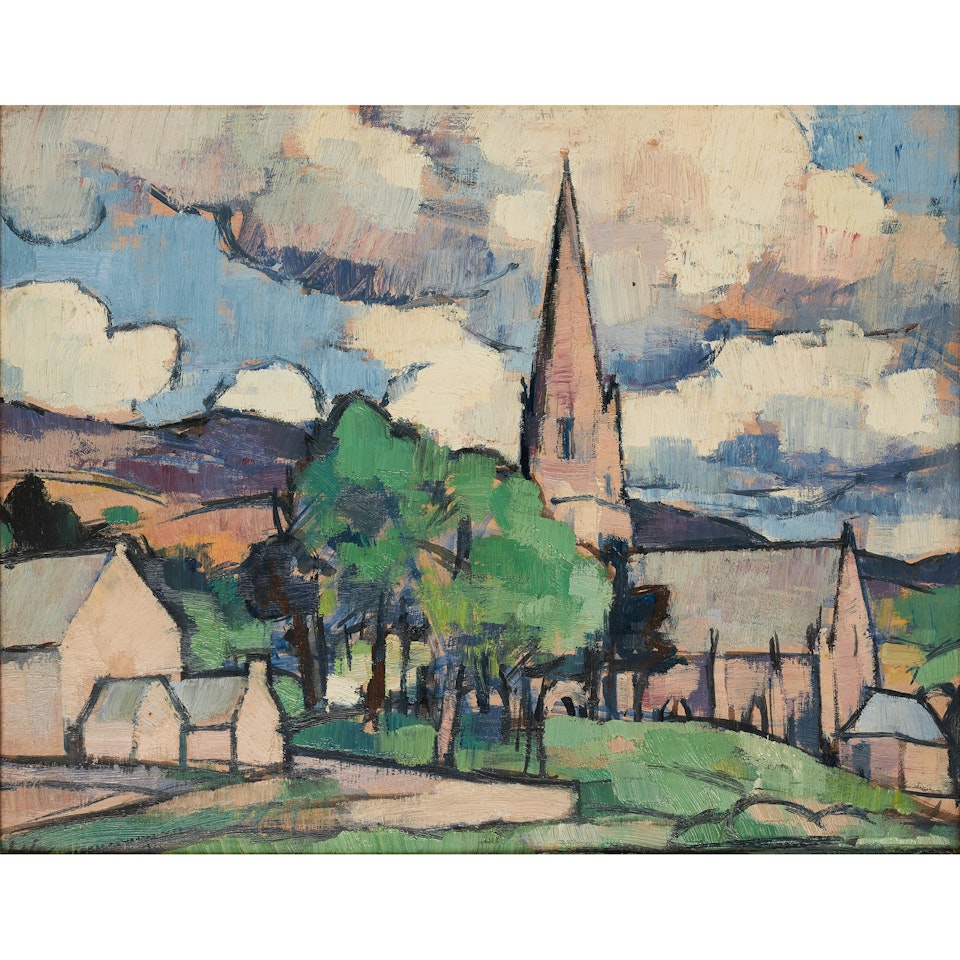 COMRIE, PERTHSHIRE by Samuel John Peploe
