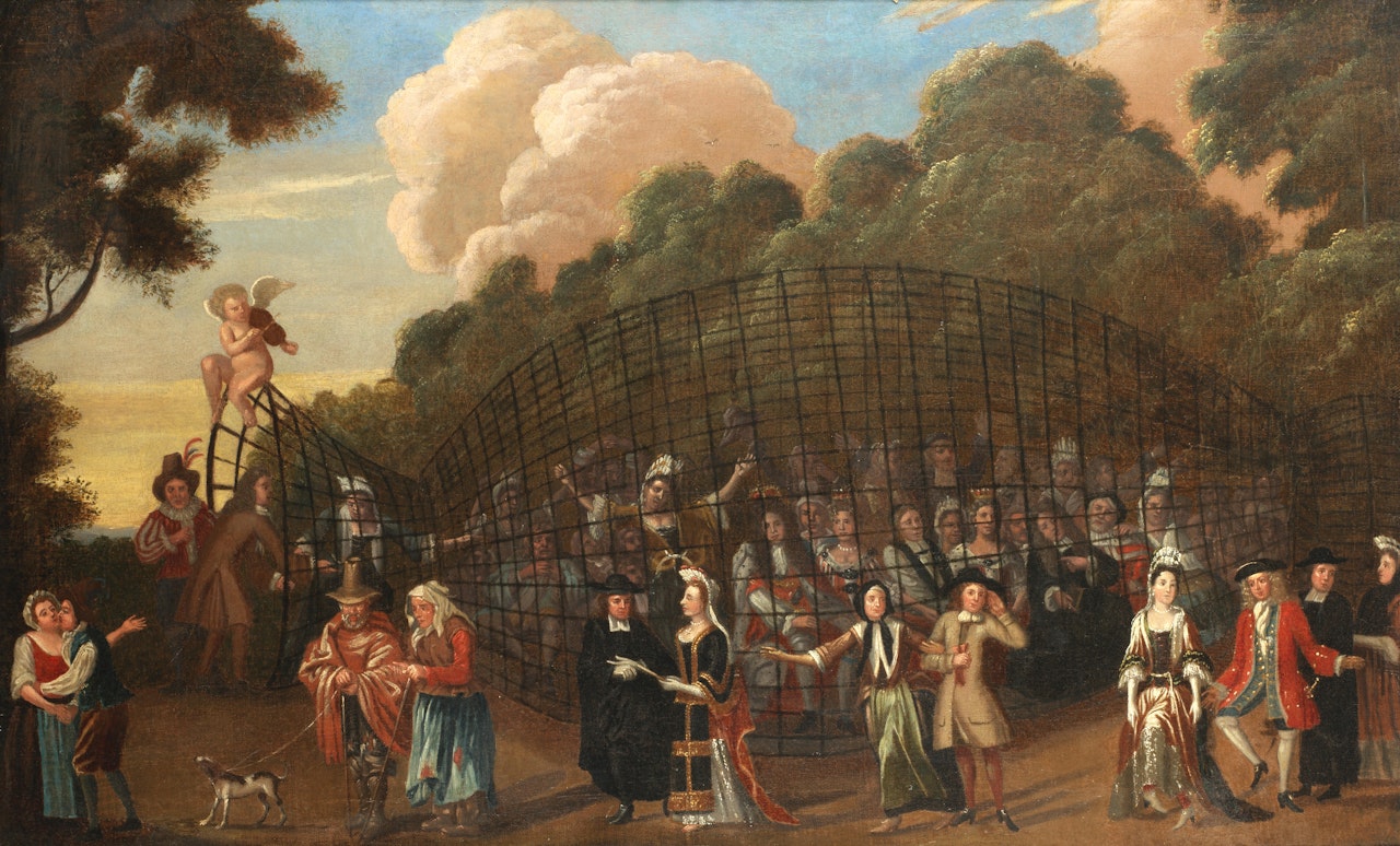 Cupid's Snare: an Emblem of Matrimony by English School