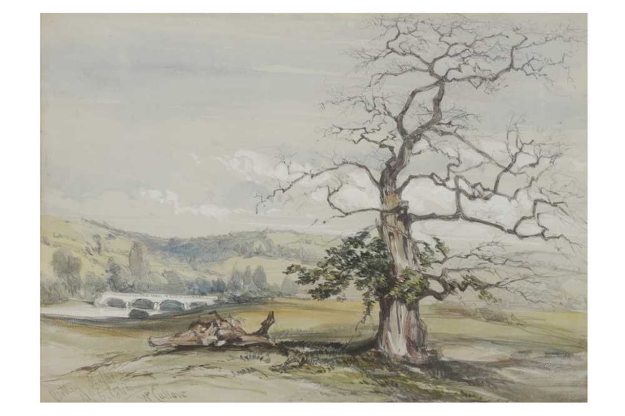 View of the Bridge at Botley by William Callow
