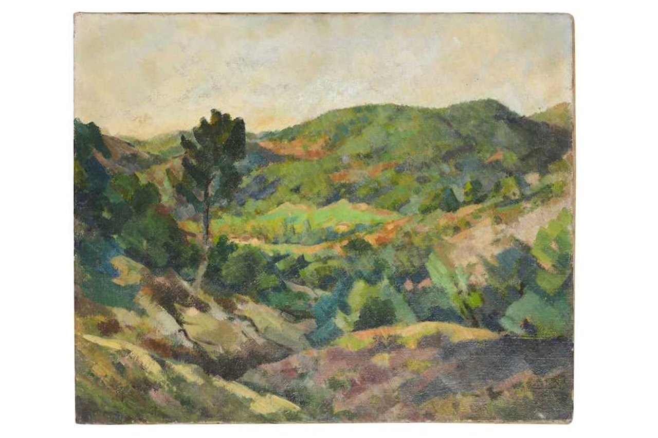 An extensive Provence Summer Landscape by French School