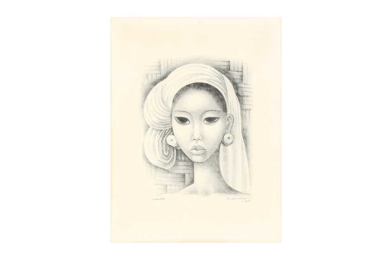 Head of a Balinese Girl by Miguel Covarrubias