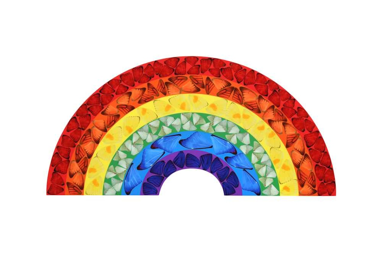 Rainbow Butterfly (small) [H7-2] by Damien Hirst