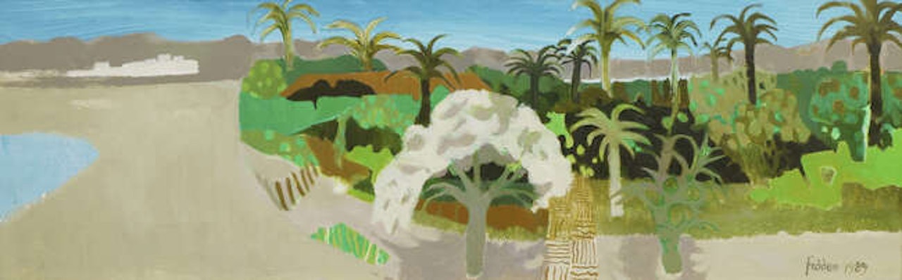 Garden at Aqaba, Jordan by Mary Fedden