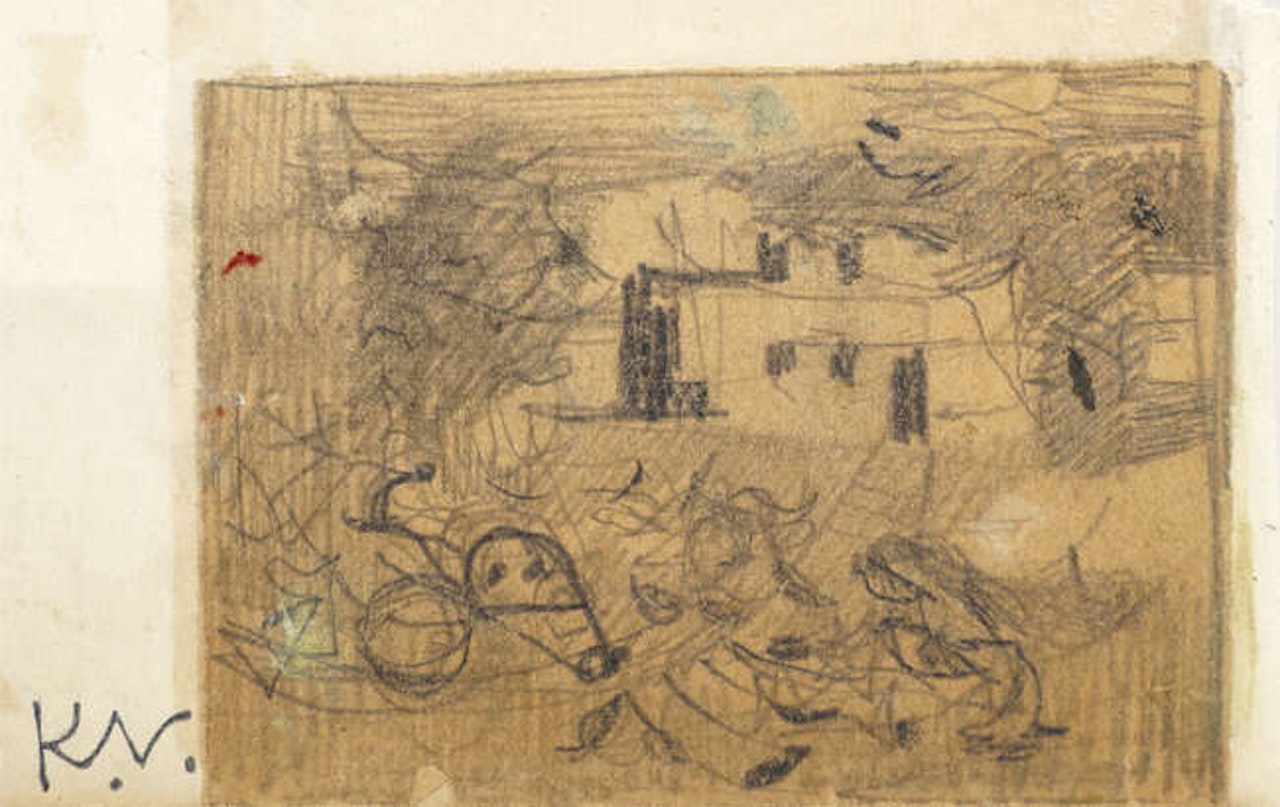 House in a garden by Keith Vaughan