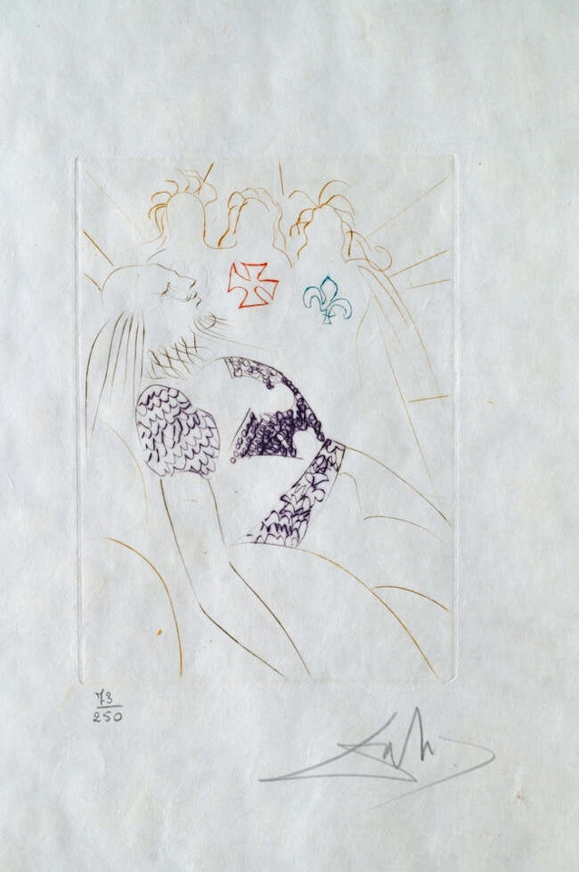 Henry VI [M&L 392], from Much Ado About Shakespeare by Salvador Dali
