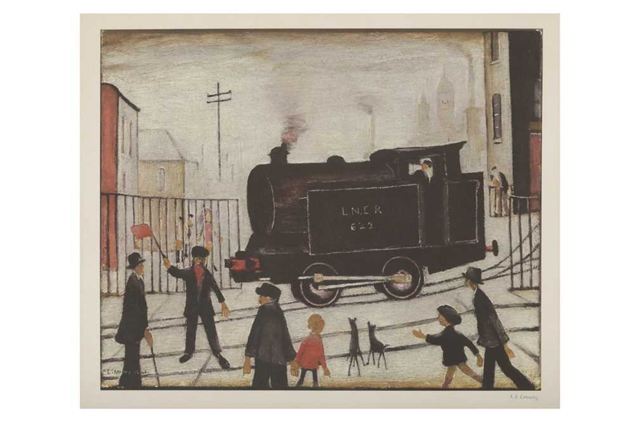 Level Crossing by Laurence Stephen Lowry
