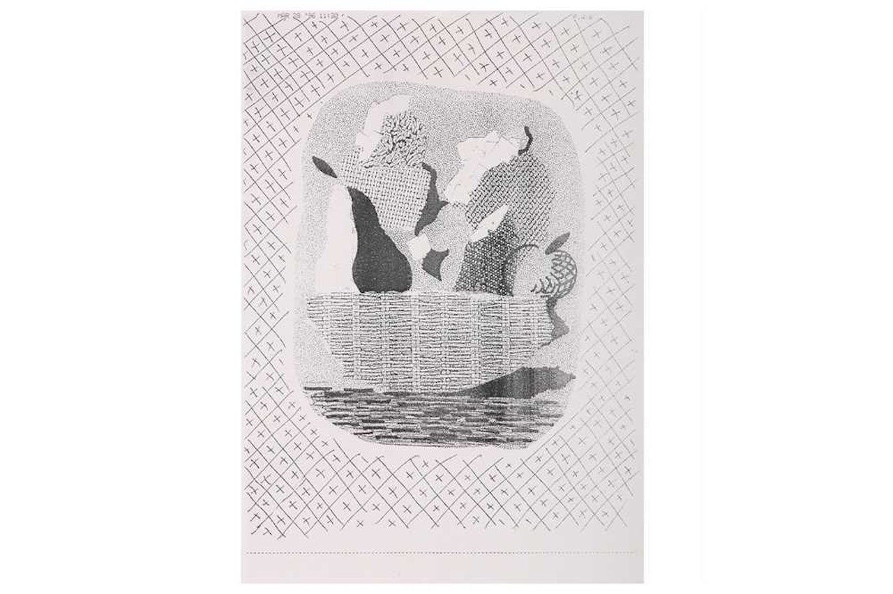 Fax Art (six sheets) by David Hockney