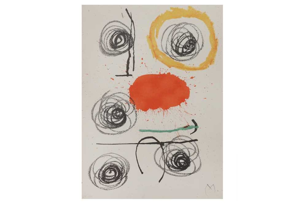 Obra Inedita Recent IV (Mourlot 356) by Joan Miró