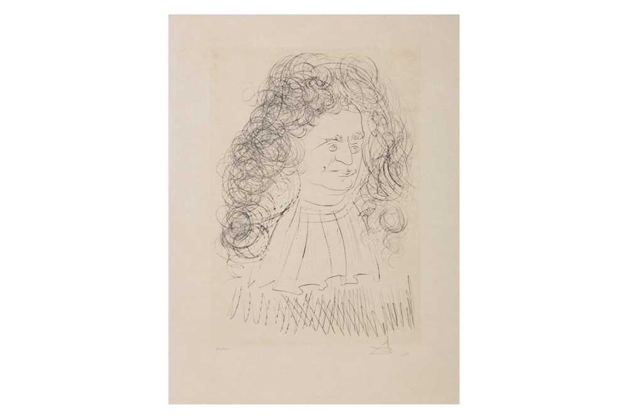 Le Portrait de la Fontaine (Field 74-1A; Michler and Lopsinger 653) by Salvador Dali