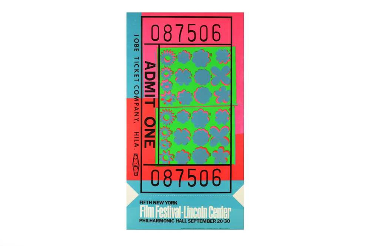 Lincoln Center Ticket (Feldman & Schellman II.19) by Andy Warhol